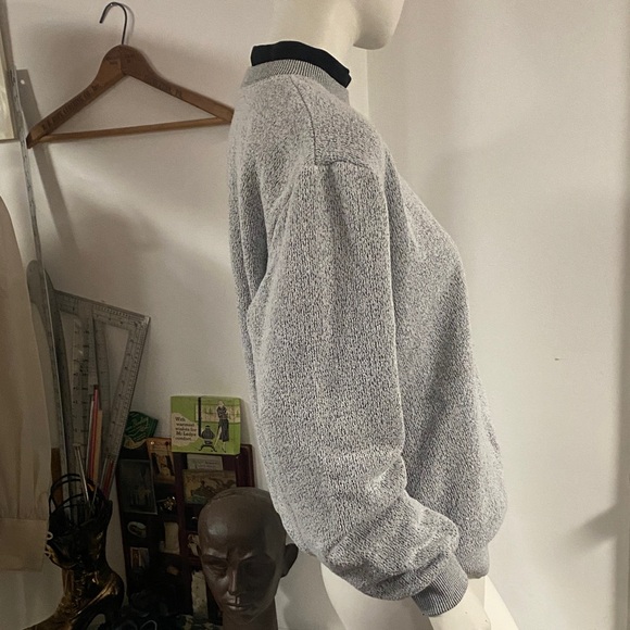 90s BonWorth Gray Cat Sweater - Picture 5 of 8